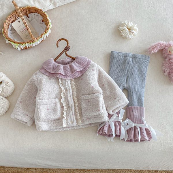 [73-100cm] ドット ボア ジャケット