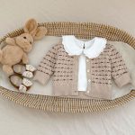 [66-100cm]ダイヤ柄 ニット カーディガン、ロンパース - Image 11