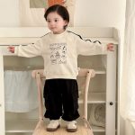 [73-100cm]セットアップ カートゥーン 着心地抜群