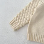 [66-100cm] 無地 ナチュラル カーディガン - Image 8