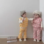 [80-120cm]ハート ベスト + パンツ セットアップ - Image 3