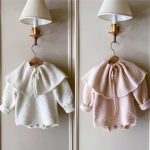 [66-90cm]透かし編み ロンパース&取り外しケープ - Image 12