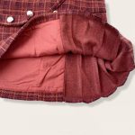 [80-140cm] チェックジャンパースカート&フリルニット&バッグ3点セット - Image 2