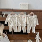 [73-100cm]カートゥーン柄 ルームウェア セットアップ