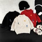 [73-110cm] キャラ 刺繍 ニットセーター - Image 7