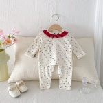 [66-100cm]丸首 さくらんぼ柄 セットアップ ルームウェア - Image 4