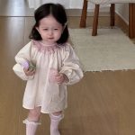 [73-100cm]ピンク ドット ワンピース - Image 6