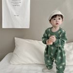 [66-90cm]雪の結晶柄 オールインワン - Image 6