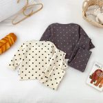 [73-100cm]ドット くま ルームウェア セットアップ - Image 2