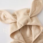 [66-100cm] 北欧風 うさ耳 ボア カバーオール - Image 3