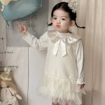 [73-100cm]チュールジャンパースカート&やわらかインナートップス - Image 5