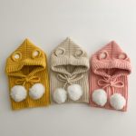 [GOODS]クマ耳 ポンポン帽子 - Image 4