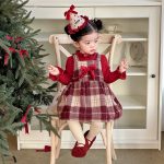 [73-100cm] チェック あったか 厚手 ジャンパースカート - Image 7