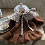 [73-100cm] 女の子 純色 ワンピース - Image 7