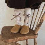 [73-100cm]リボン付き 暖かい レギンス - Image 3