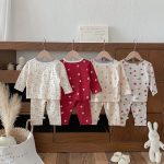 [73-100cm]総柄 カートゥーン ルームウェア セットアップ - Image 6