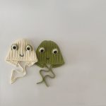 [GOODS]カエルデザイン ひも付き ニット帽