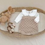 [66-100cm]ダイヤ柄 ニット カーディガン、ロンパース - Image 15