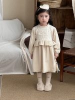 [90-140cm]レース クリーム プリンセス ワンピース - Image 3