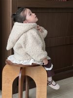 [73-100cm]ナチュラル もこもこ 暖かい アウター - Image 3