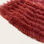 [80-140cm] 立体リボン チュールワンピース&フリルニット 二点セット - Image 5