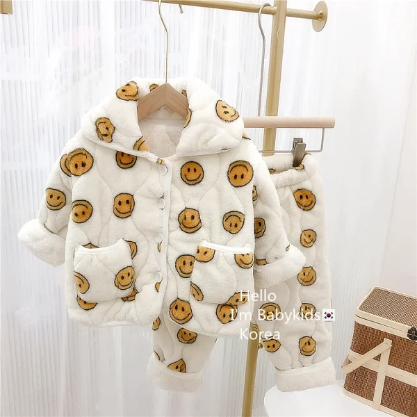 [80-130cm] 笑顔柄 ルームウェア