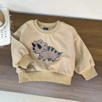 [70-120cm] 恐竜柄 プルオーバー - Image 4