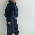 [80-130cm] ボアデザイン カジュアル セットアップ - Image 2