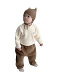 [66-100cm]カジュアル クマロゴ オシャレ トレーナー