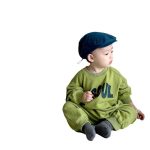 [66-90cm]シンプルな英字 カジュアル ロンパース - Image 3