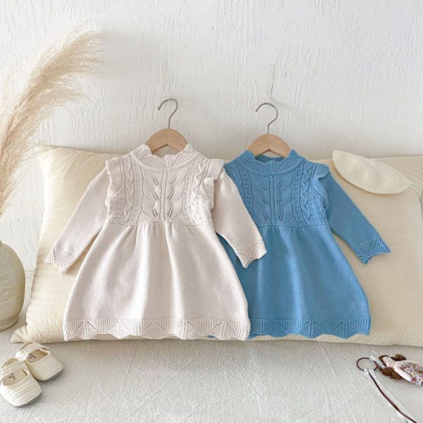 [66-100cm]ニット ワンピース