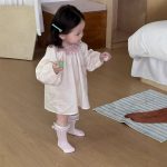 [73-100cm]ピンク ドット ワンピース - Image 5