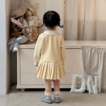 [73-100cm]切替プリーツスカート カレッジ風 カートゥーン - Image 6