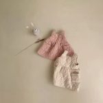 [73-110cm]韓国風 厚手 無地 ワンピース