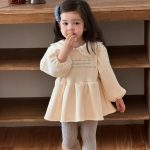 [66-90cm] 韓国風 丸襟 ワンピース - Image 6