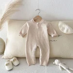 [66-100cm] シンプル クールネック オールインワン - Image 14