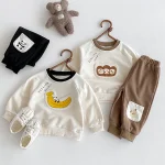 [73-110cm] バナナor 犬柄 セットアップ - Image 12