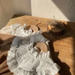 [66-90cm] フリル襟 ロンパース - Image 12