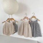 [66-130cm]ワンピース or ロンパース デイジー襟 おしゃれ 定番 - Image 6