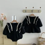 [66-110cm] 肩フリル ワンピース or ロンパース - Image 9