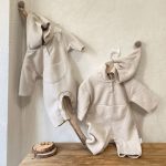 [73-90cm] 帽子付け フリース 長袖 オールインワン - Image 5