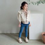 [90-150cm]デニムパンツ フリル付き 7分丈 カジュアル 履きやすい ボトムス - Image 13