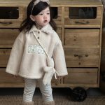 [73-110cm] あったか ボア レースアクセント ジャケット - Image 5