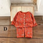 [66-100cm]ワッフル プリント セットアップ6 - Image 18