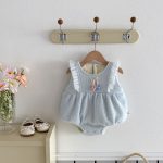 [66-100cm]チェリーデザイン ロンパース OR 無地 インナーシャツ - Image 3