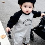 [66-100cm] ロゴ あったか カバーオール - Image 6