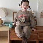 [73-110cm]もこもこ 起毛 セットアップ