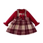 [73-100cm] チェック あったか 厚手 ジャンパースカート - Image 2