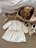 [90-140cm]レース クリーム プリンセス ワンピース - Image 5