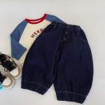 [90-140cm]ダブルボタン 長ズボン - Image 9